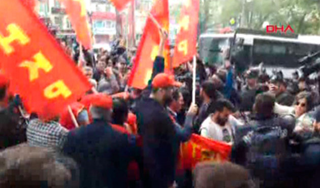 Beşiktaş'tan Taksim'e yürümek isteyenlere müdahale