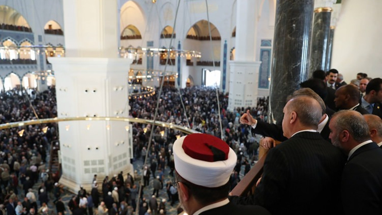 Çamlıca Camii'nin açılış gününden özel kareler...