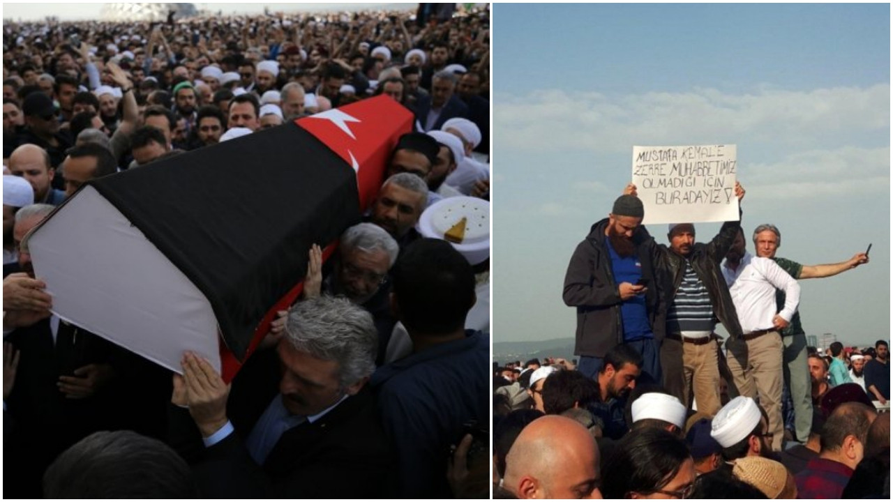 Mısıroğlu'nun cenazesindeki o pankarta gözaltı!