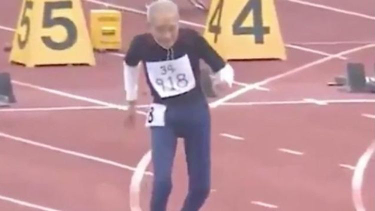 102 yaşında 100 metre koşu yarışına katıldı! - Sayfa 1