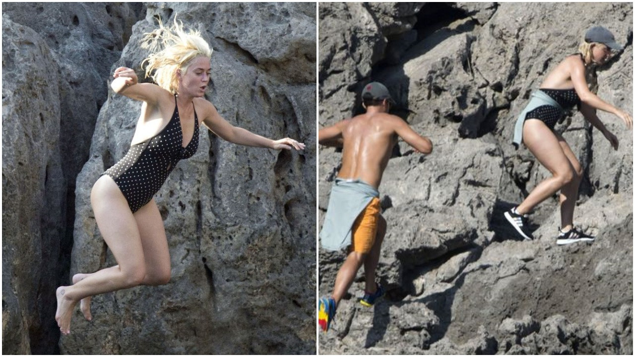 Katy Perry ve Orlando Bloom çifti tatilde...