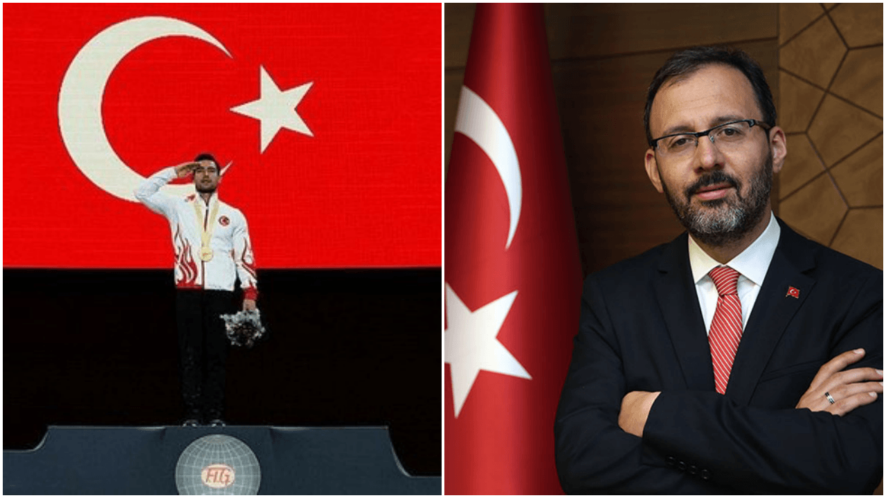 Bakan Kasapoğlu dünya şampiyonu İbrahim Çolak'ı kutladı!