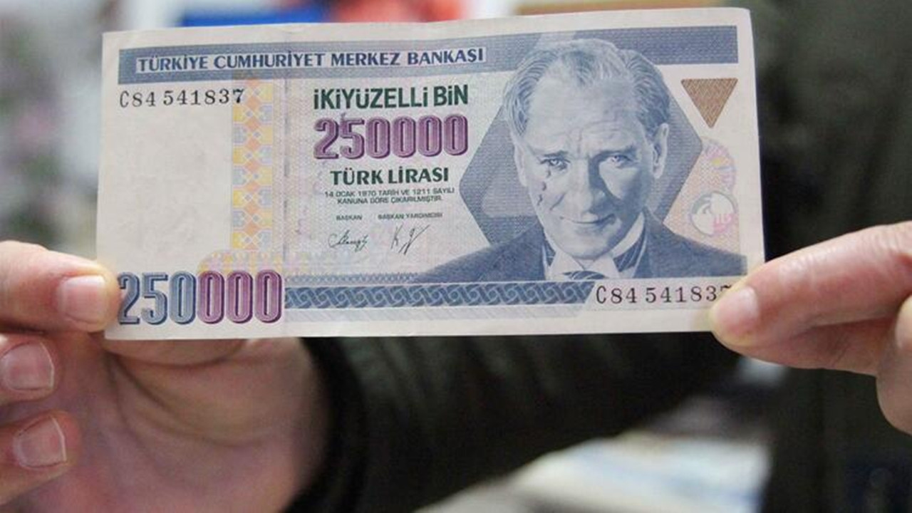 Basım hatalı banknot için 250 bin lira istiyor!