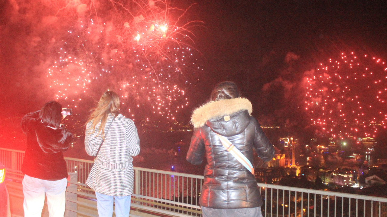 15 Temmuz Şehitler Köprüsü'nde yeni yıl heyecanı!