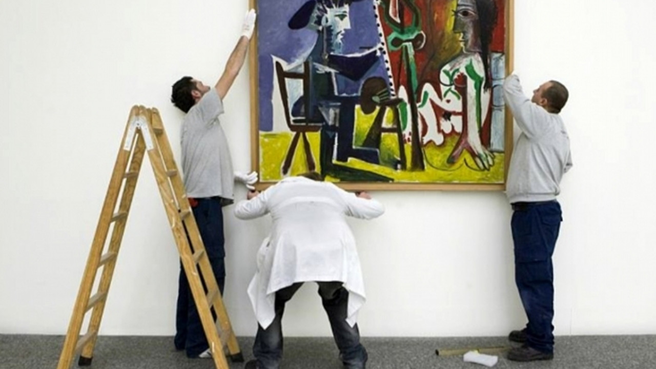 Picasso'nun 157 milyon TL'lik tablosunu yırttı!
