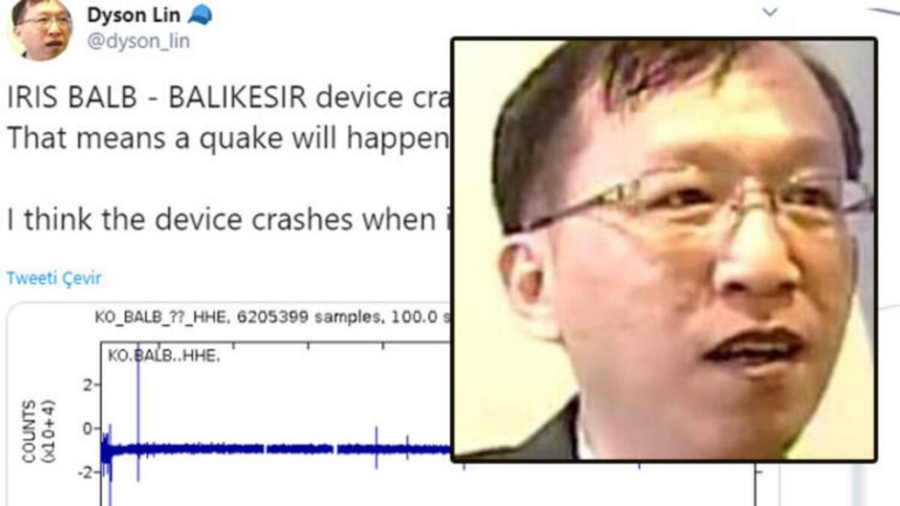 Dyson Lin, 5.4'lük depremi nasıl bildiğini açıkladı!