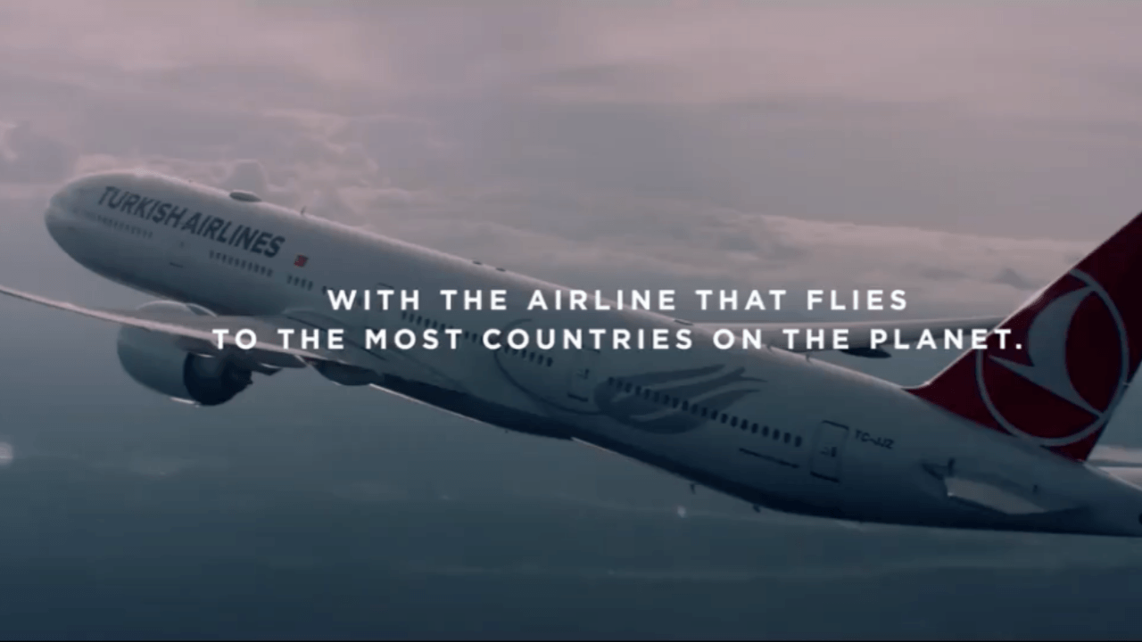 Türk Hava Yolları'nın Super Bowl'daki reklam filmi