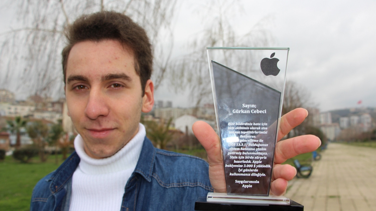 Trabzonlu genç açık buldu, Apple bu kez bonkör davrandı