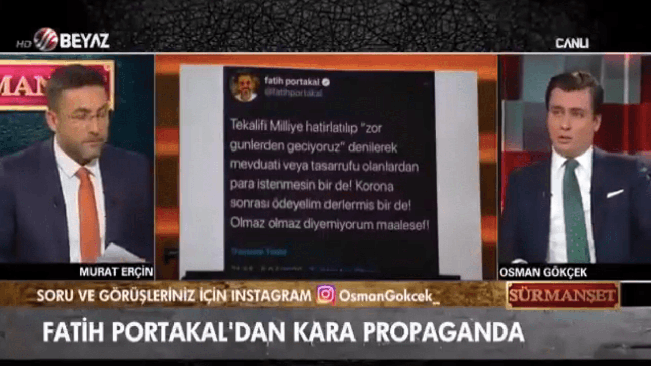 Osman Gökçek, Portakal ve Fox TV'yi bombaladı!