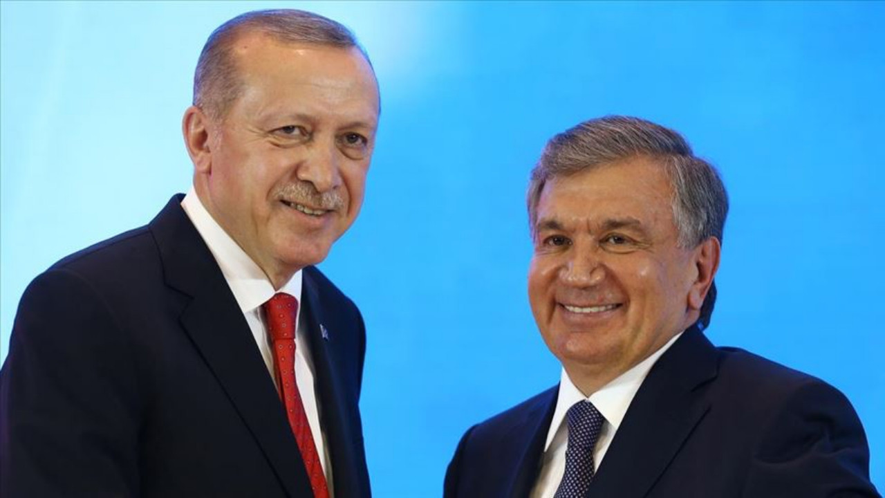Cumhurbaşkanı Erdoğan, Şevket Mirziyoyev ile görüştü