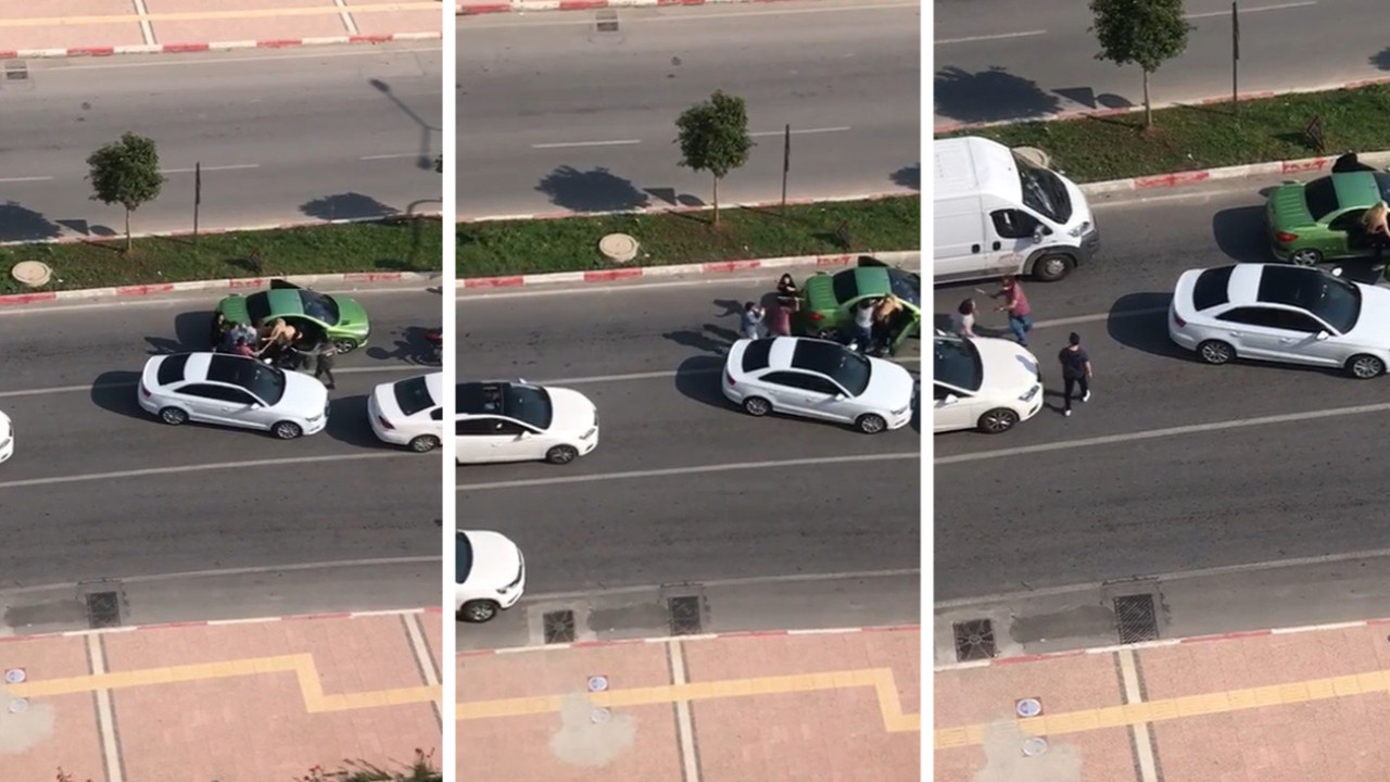 Son dakika... Mersin'de trafikte tartıştığı kadınları sopayla dövdü!