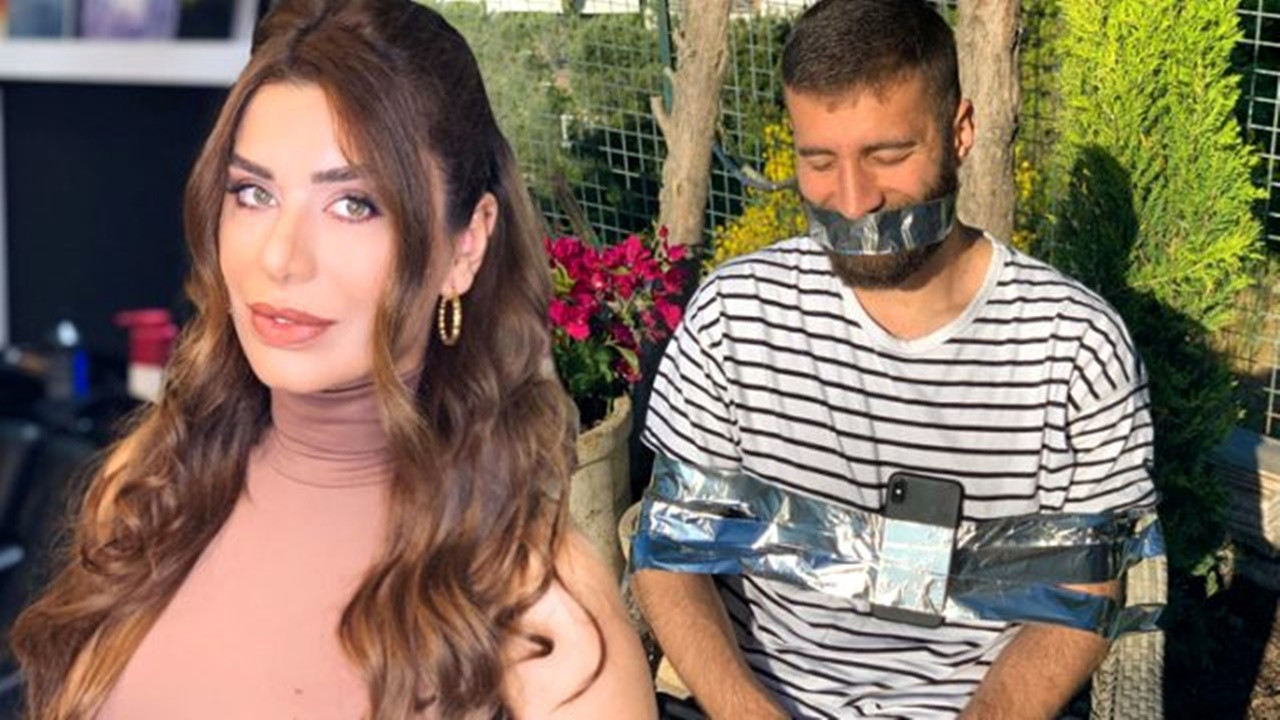 Kocasını sandalyeye bantlayan Ebru Şancı, Aile Bakanlığı'na seslendi: Oyun yasaklansın