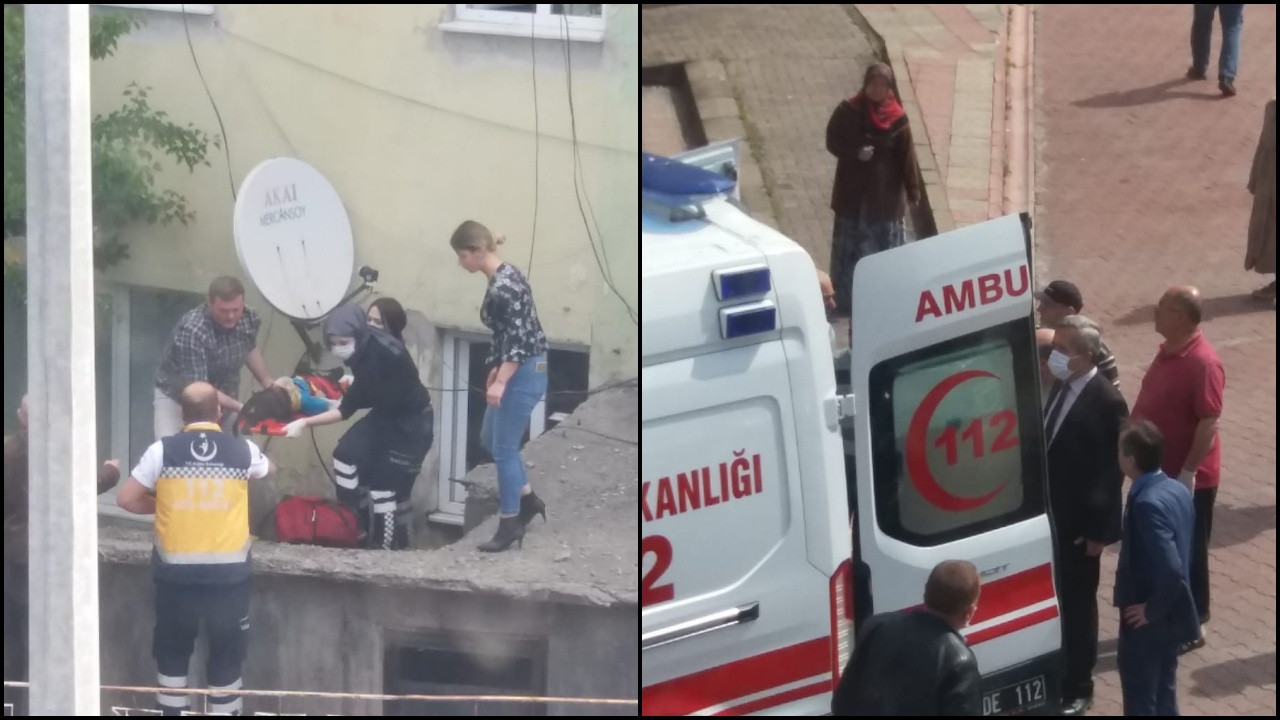 Zonguldak'ta feci olay! 3. kattan beton zemine çakıldı