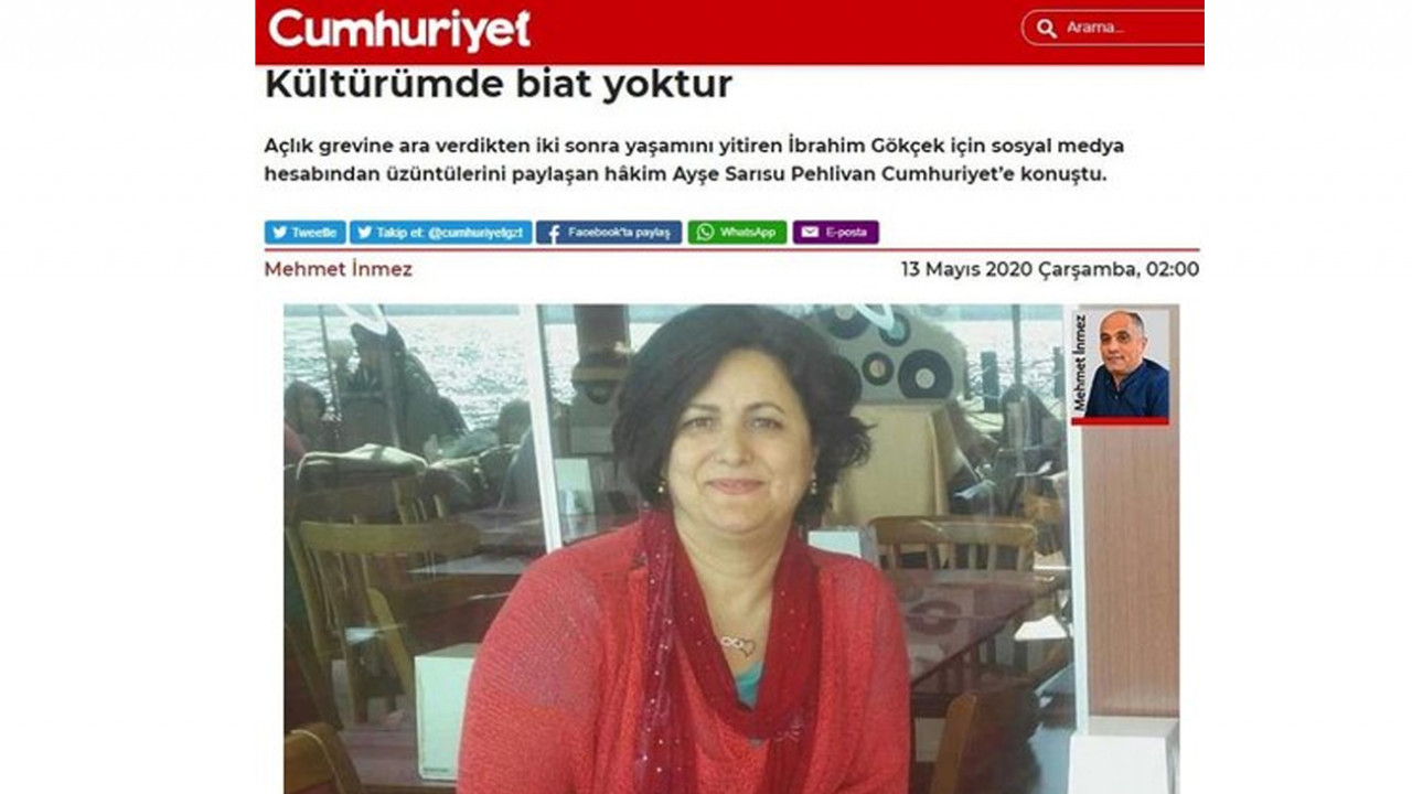 Habervitrini.com | Hâkime Ayşe Sarısu Pehlivan DHKP-C liye ...