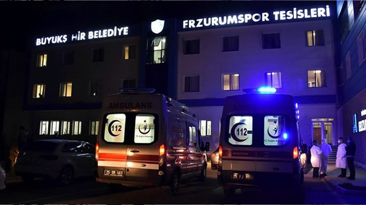 Erzurumspor'da şüpheli olan 12 kişinin testleri negatif çıktı