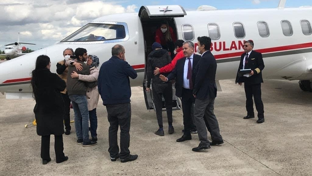 Türkiye 21 yaşındaki Salih için ambulans uçak gönderdi!