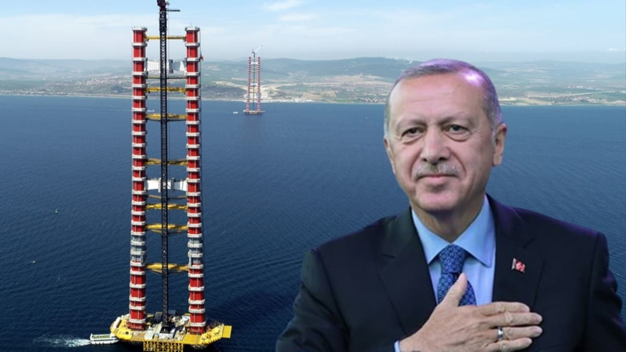Cumhurbaşkanı Erdoğan'dan "1915 Çanakkale Köprüsü" paylaşımı
