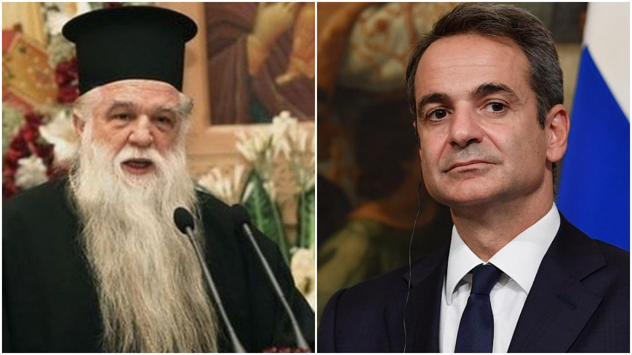 Yunan papaz, Başbakan Miçotakis'i dinden çıkardı