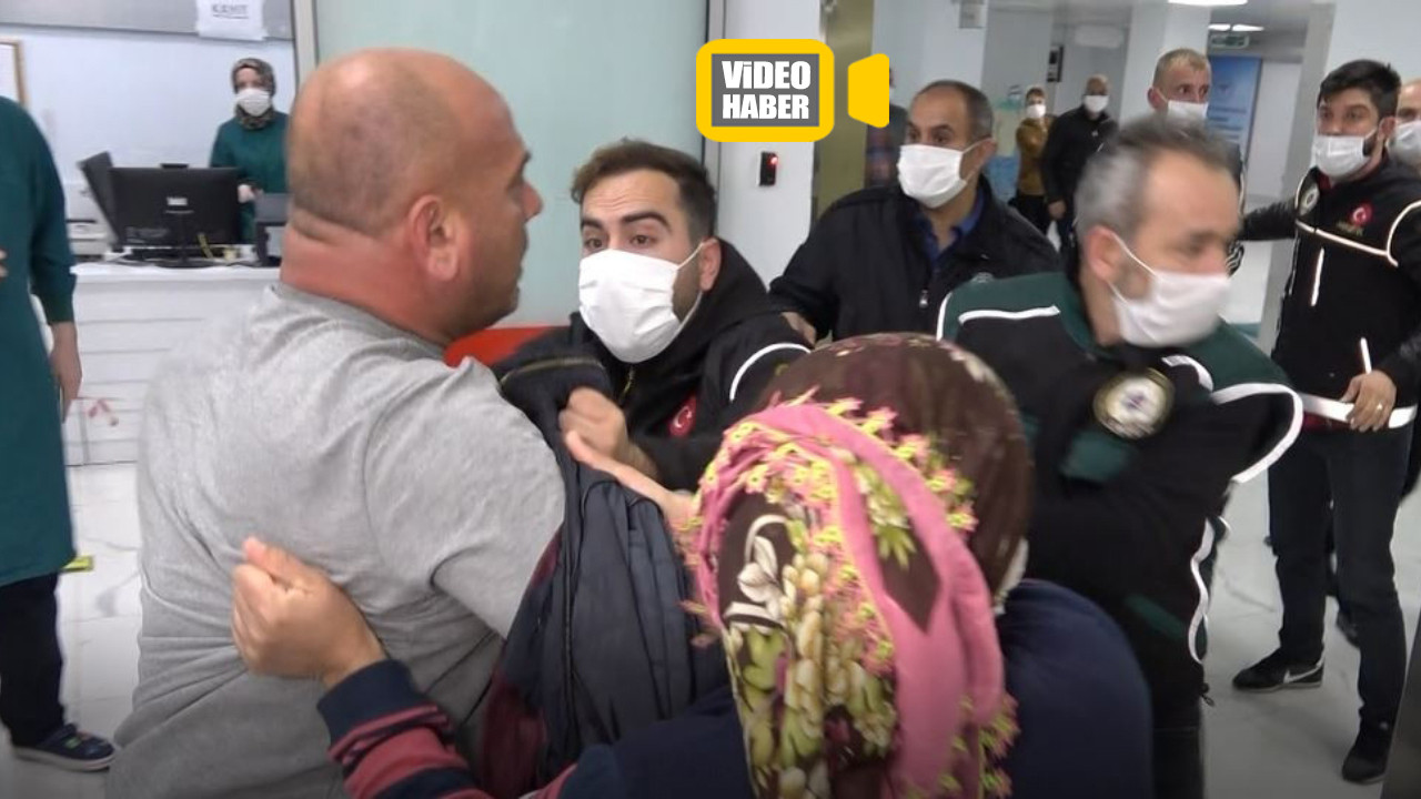 Samsun'da cinayet zanlısına hastane koridorunda saldırı
