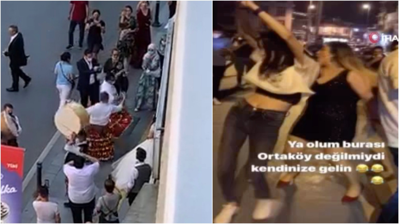 İstanbul'un göbeğinde korona yokmuşçasına dans!