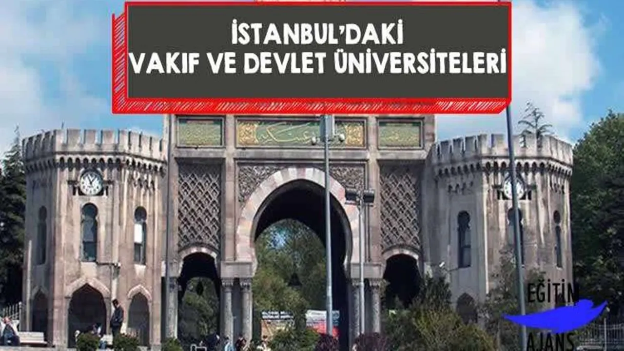 istanbul devlet universiteleri listesi istanbul da hangi vakif universiteleri var