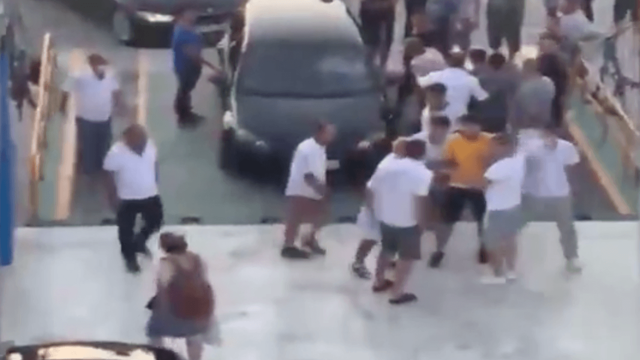 Tekirdağ'da feribot sırasında kavga çıktı