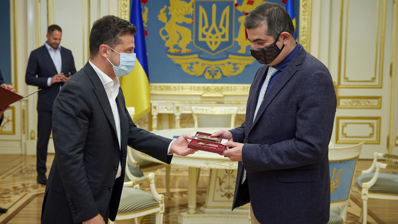 Ukrayna'dan Haluk Bayraktar'a devlet nişanı