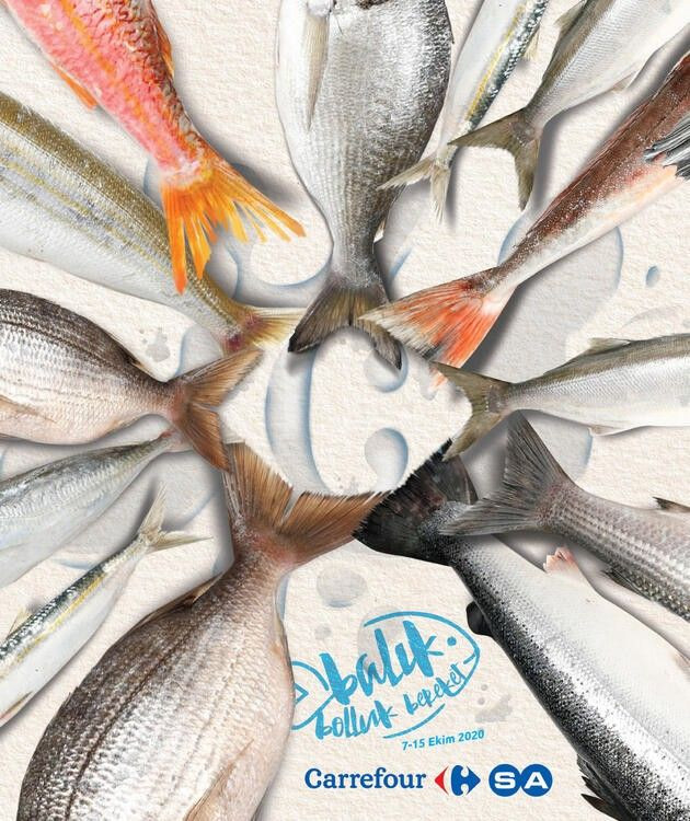 CarrefourSA 7 - 15 Ekim 2020 balık ürünleri indirimli katalog kampanyaları - Sayfa 1
