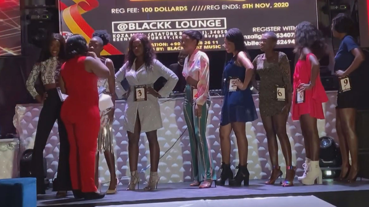 Esenyurt'ta gece kulübünde "Miss Uganda" güzellik yarışması