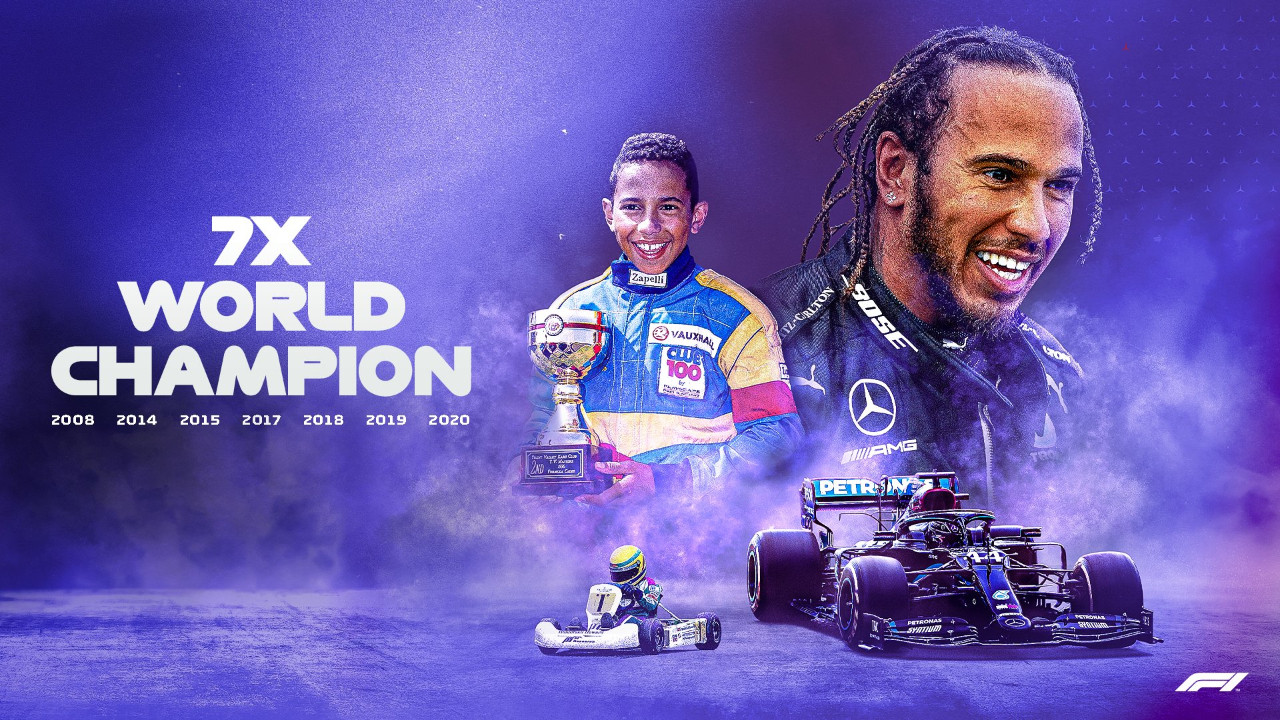 Hamilton 7. şampiyonluğunu ilan etti!