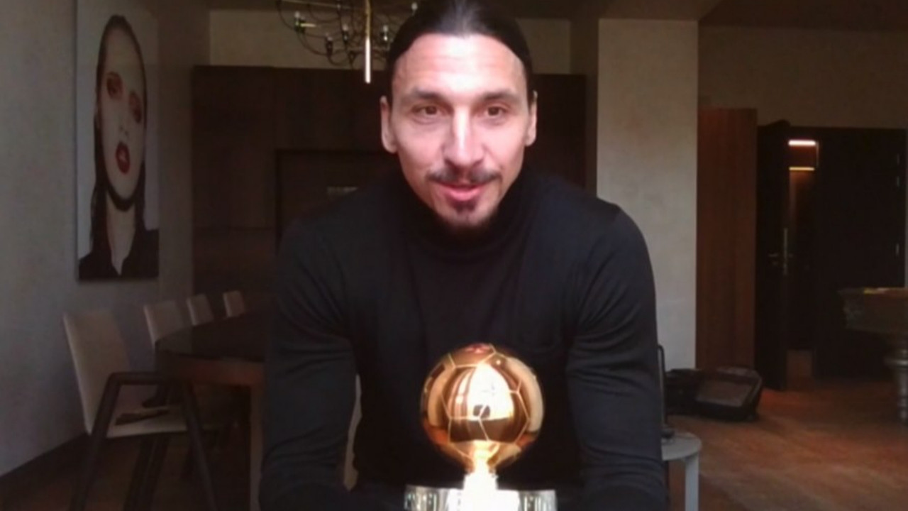 Zlatan Ibrahimovic, İsveç'te 12. kez "yılın futbolcusu" seçildi
