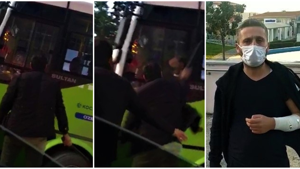 Tartıştığı otobüs şoförüne copla saldırdı