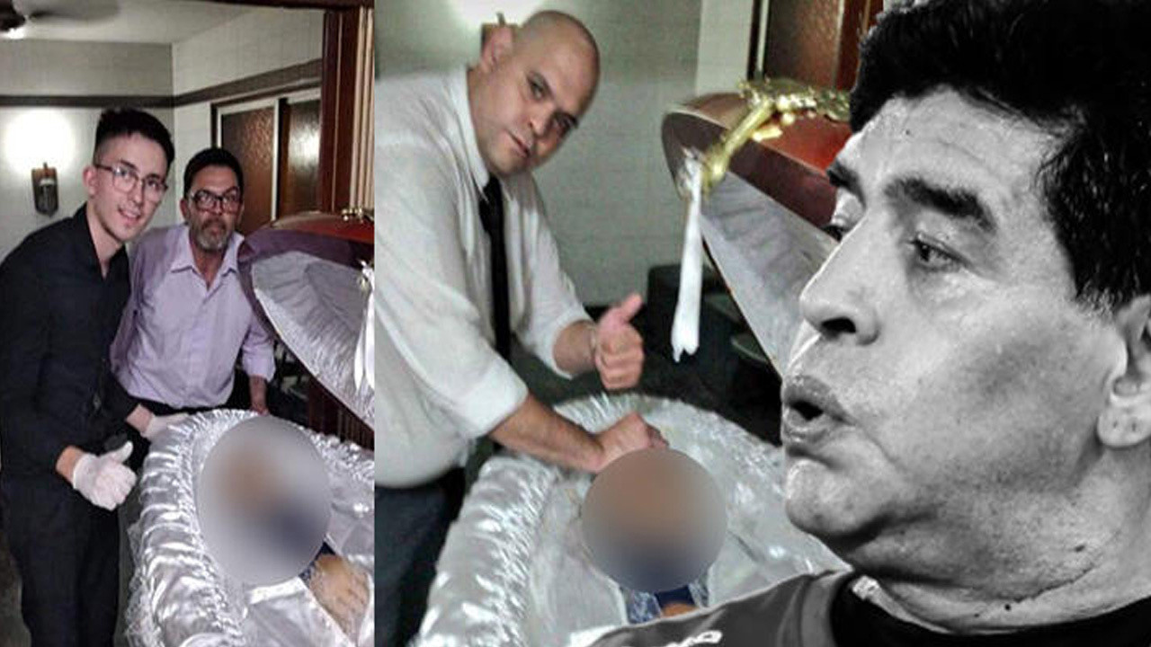 Maradona'nın cenazesinde skandal görüntü! Sayısız ölüm tehdidi aldılar...