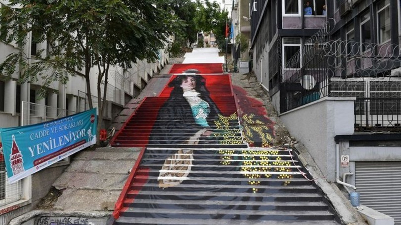 Beyoğlu merdivenlerinde sanat şöleni