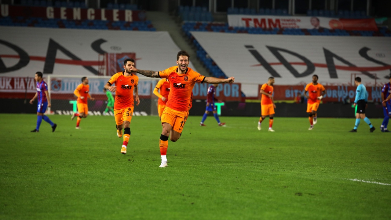 Galatasaray, Trabzonspor deplasmanından 3 puanla döndü