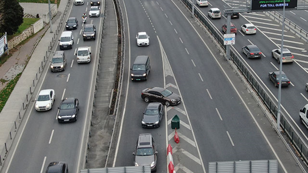 Trafik canavarları bu kez Avrasya Tüneli'nde