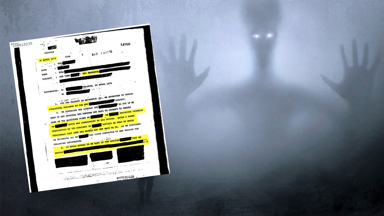 CIA'in gizli UFO dosyaları ortaya saçıldı