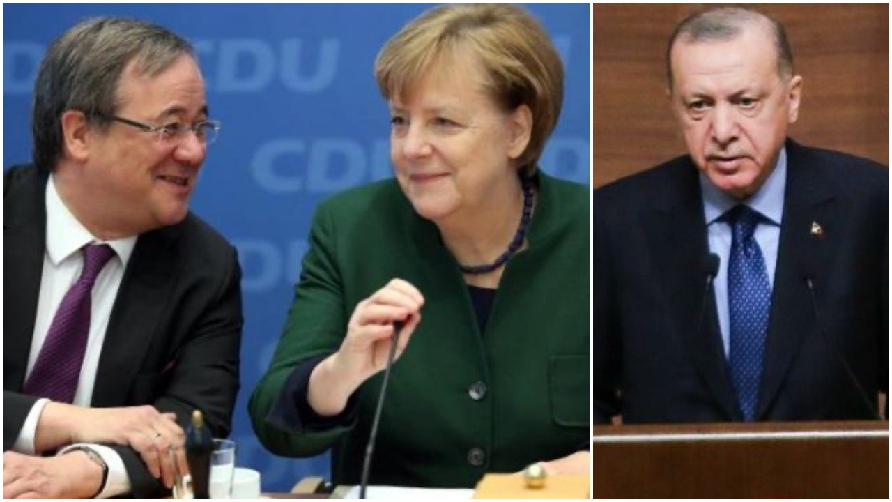 Erdoğan, Merkel'in halefiyle görüştü