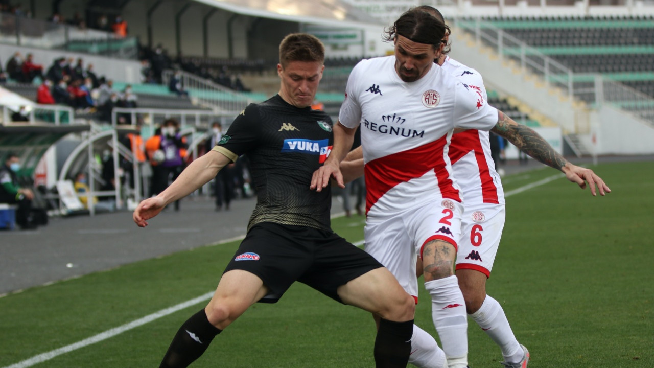 Antalyaspor'un yenilmezlik serisi Denizli'de 8 maça çıktı