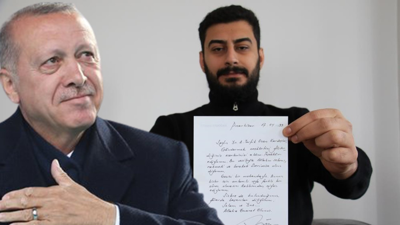 Erdoğan'ın cezaevinden yazdığı mektup ortaya çıktı