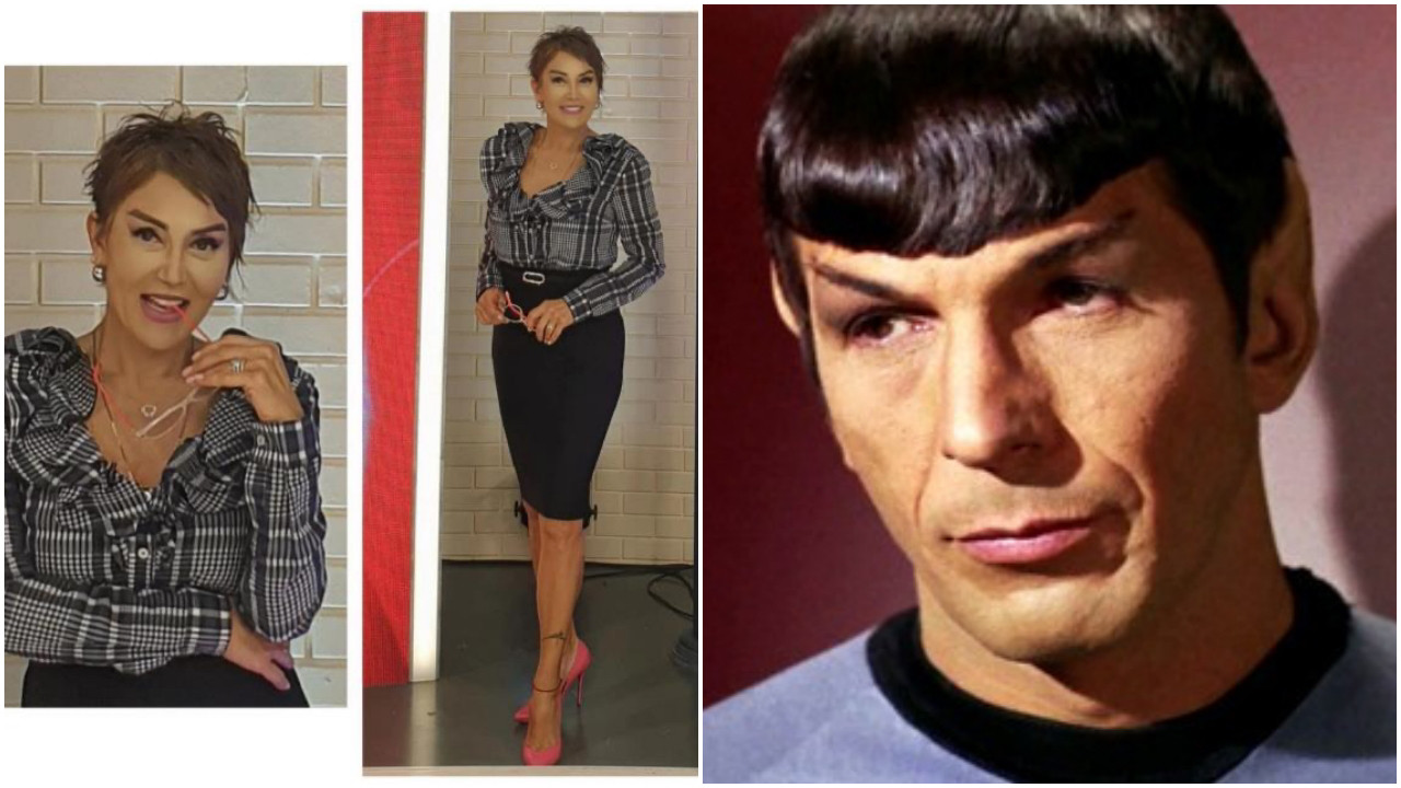 Serap Paköz'ün estetikli hali Mr. Spock'a benzetildi!
