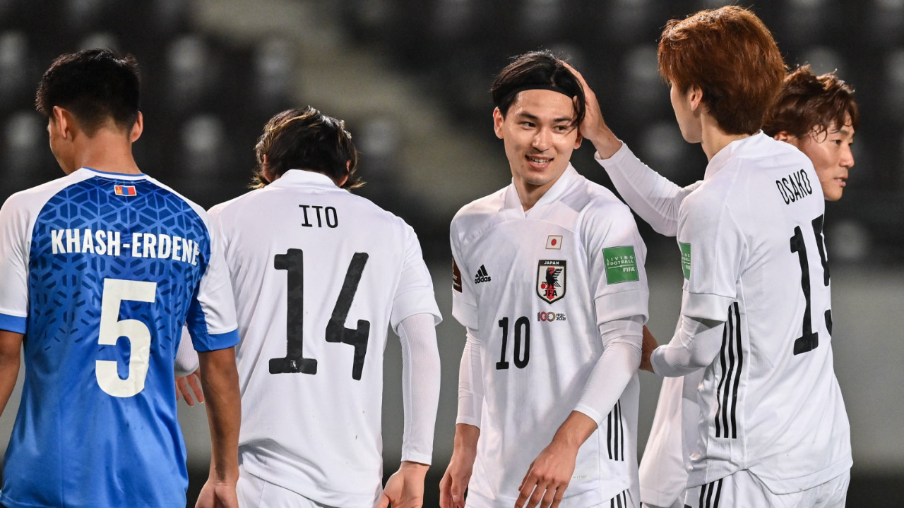 Japonya'dan Moğolistan'a 14 gol!