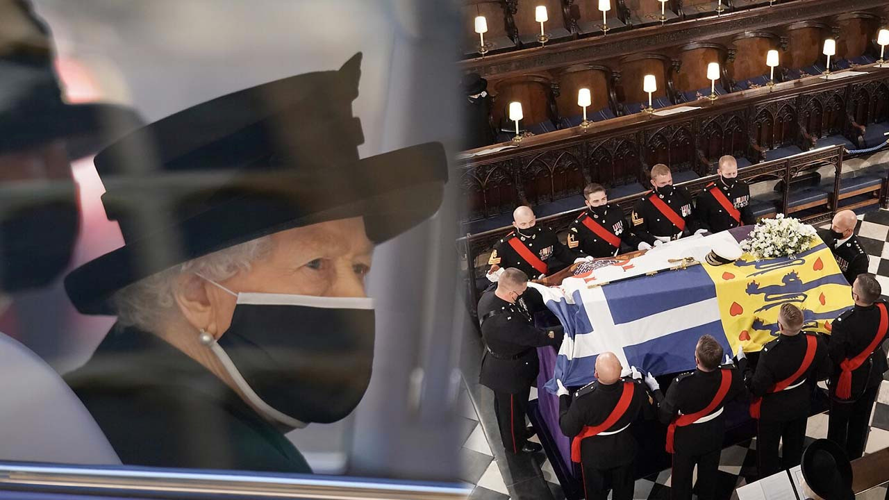Prens Philip'in cenazesinde dikkat çeken detay