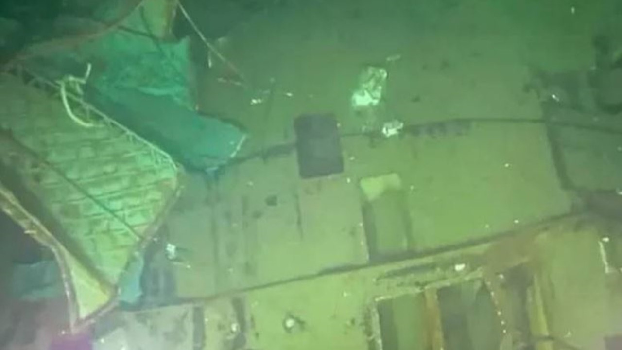 Bali Denizi'nin dibinde bulunan denizaltının fotoğrafları ortaya çıktı