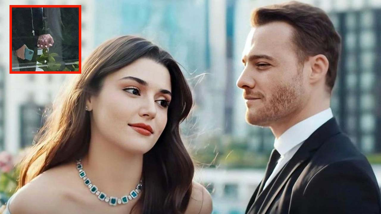 Hande Erçel ile Kerem Bürsin aşkı belgelendi!