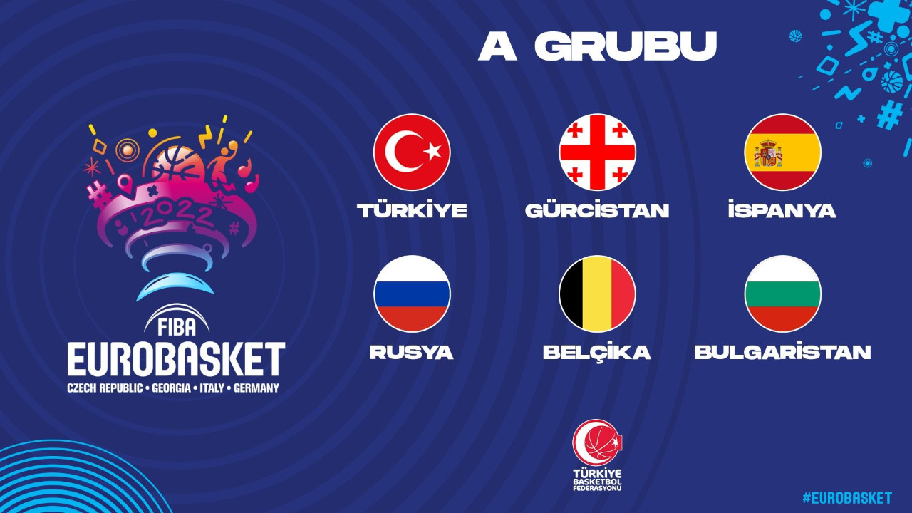 12 Dev Adam'ın EuoBasket 2022 maç takvimi belli oldu