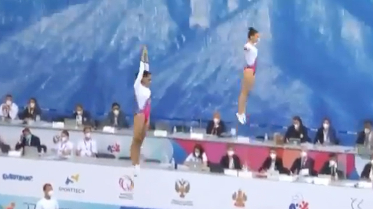 İşte Türkiye'nin gururu cimnastikçilerimiz