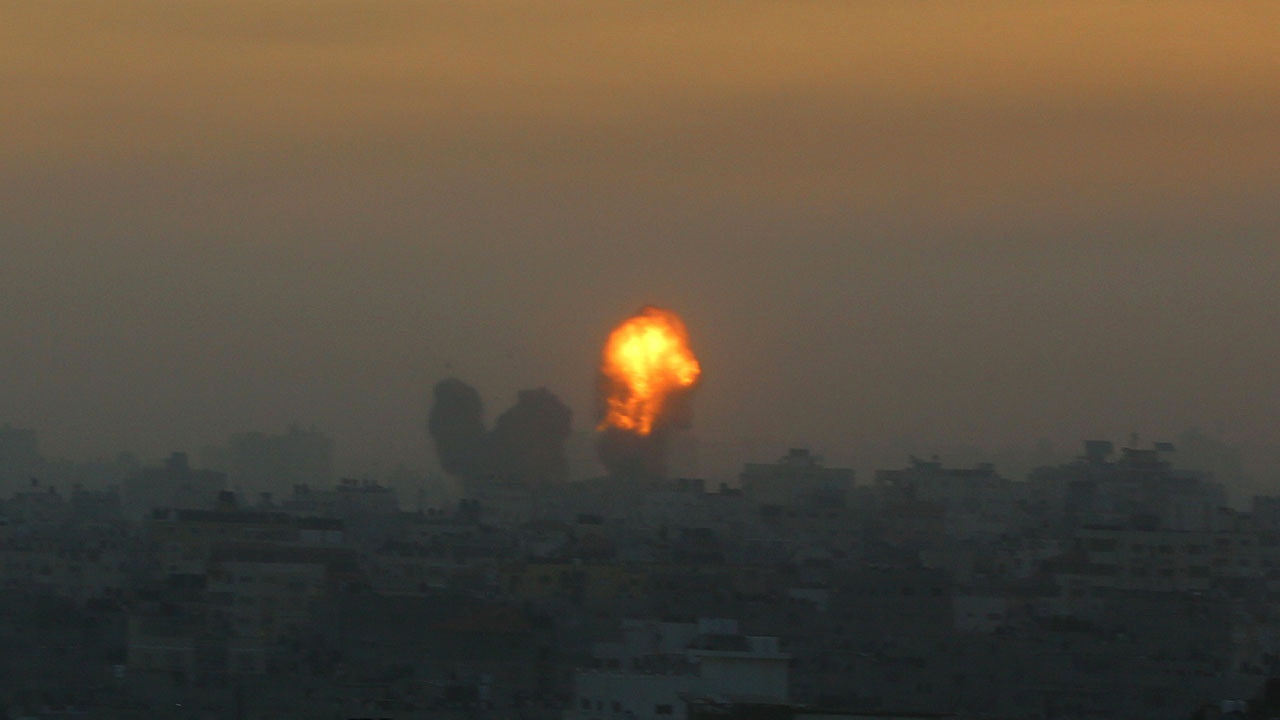 Gazze'ye en şiddetli saldırı bu sabah yapıldı