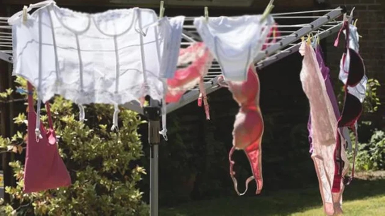 Genç kadın iç çamaşırlarını çalan hırsızı öğrenince neye uğradığını şaşırdı!