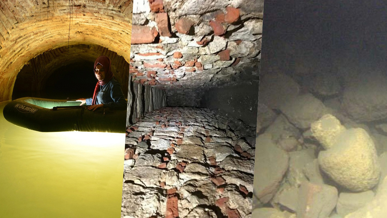 İstanbul'da Tarihi Yarımada'nın altında botla gizemli keşif
